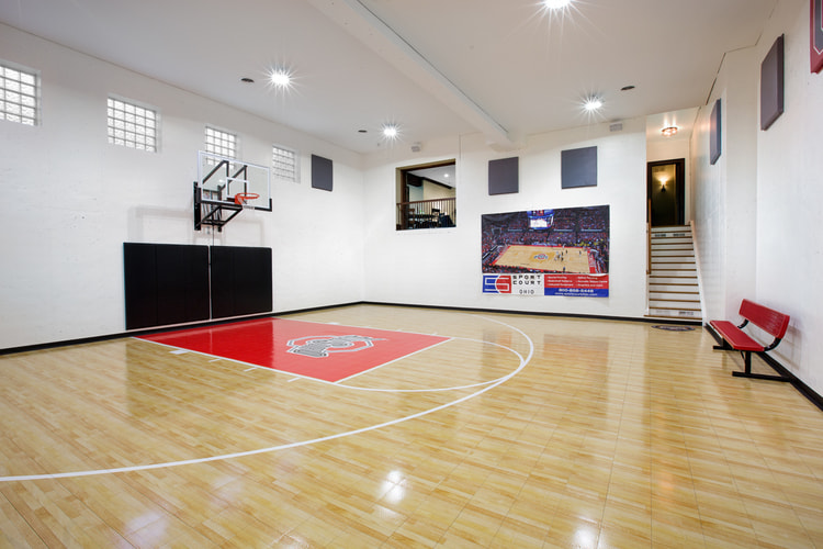 篮球馆木地板如何画线