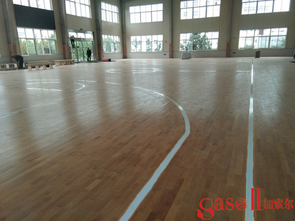 实木体育篮球地板维修2
