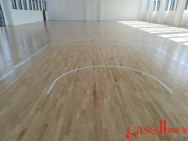 南充运动木地板安装工程2