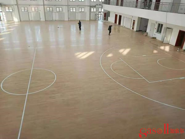 兰州体育运动木地板翻新2